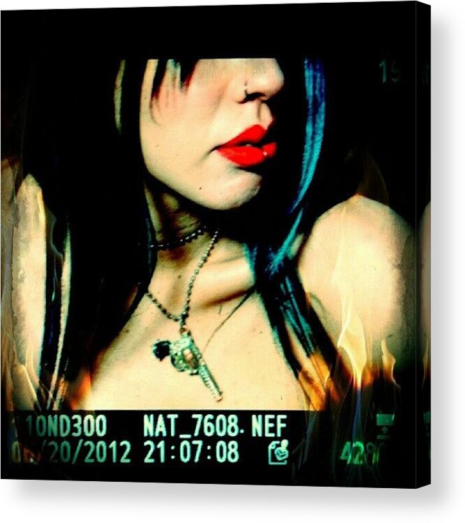 Igerscleveland Acrylic Print featuring the photograph previewof Miriam For naked Show by Natalia D