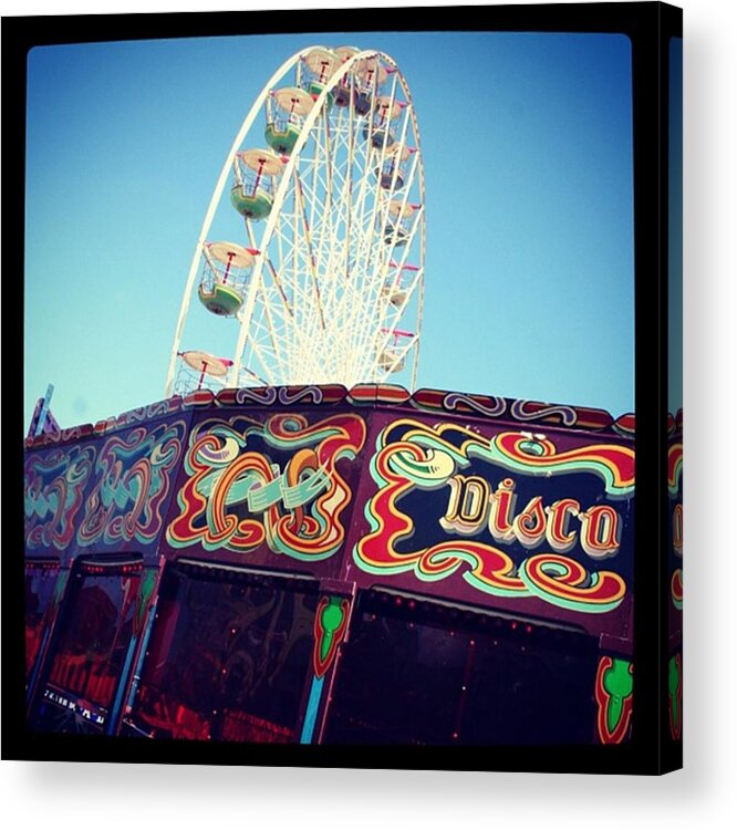  Acrylic Print featuring the photograph Prom Fairground Rides by Chris Jones