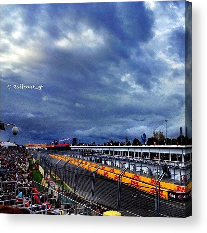 F1 Acrylic Print featuring the photograph Prost Stand, Live At The 2012 by Raffaele Salera