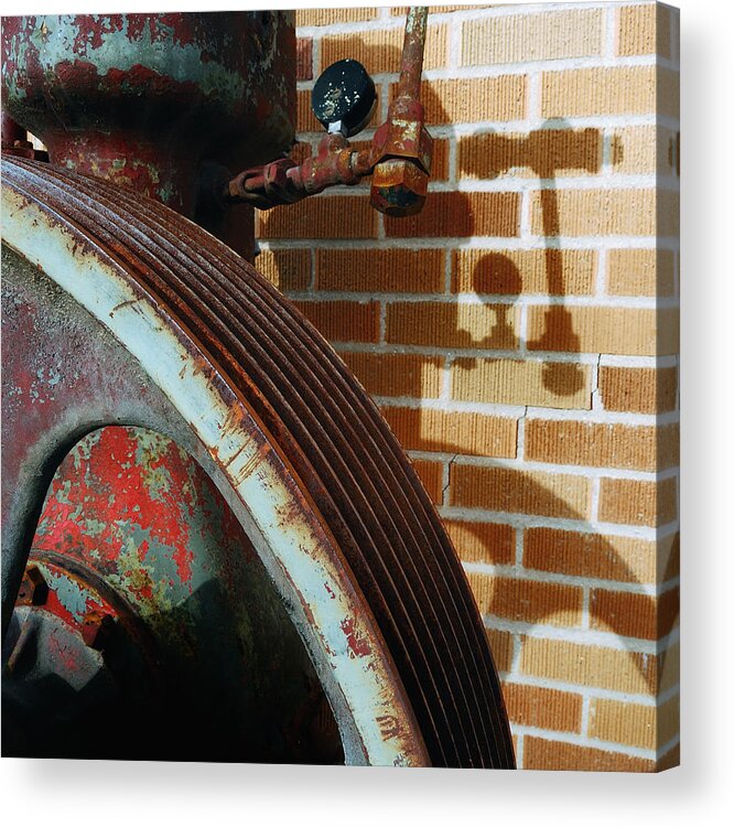 Industrial Acrylic Print featuring the photograph Revolutions Long Shadow by Steven Milner