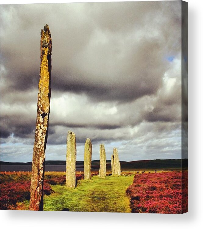 Scotland Acrylic Print featuring the photograph Ring Of Brodgar by Luisa Azzolini