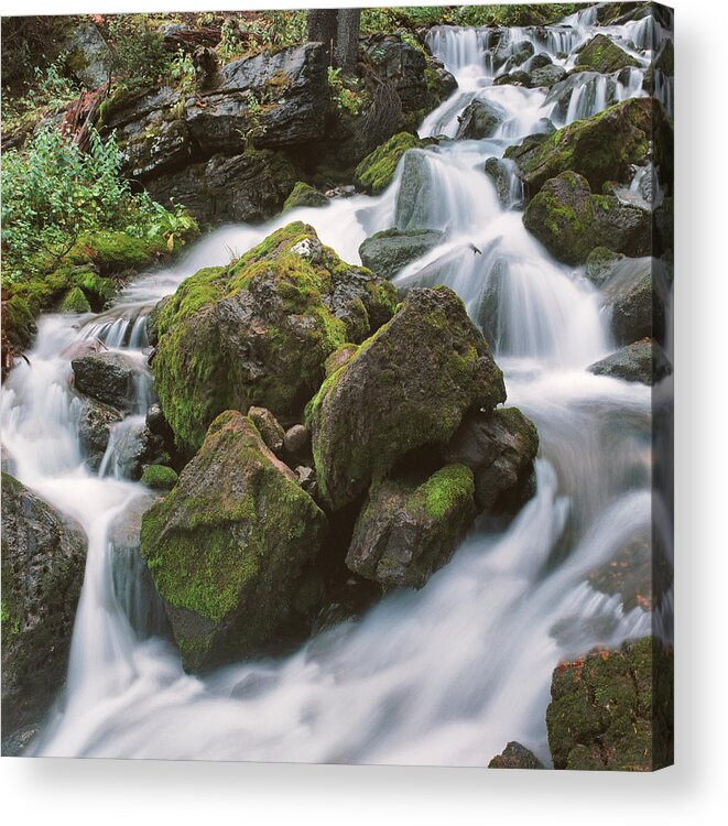 Waterfall Acrylic Print featuring the photograph Rock Island by Brian Duram