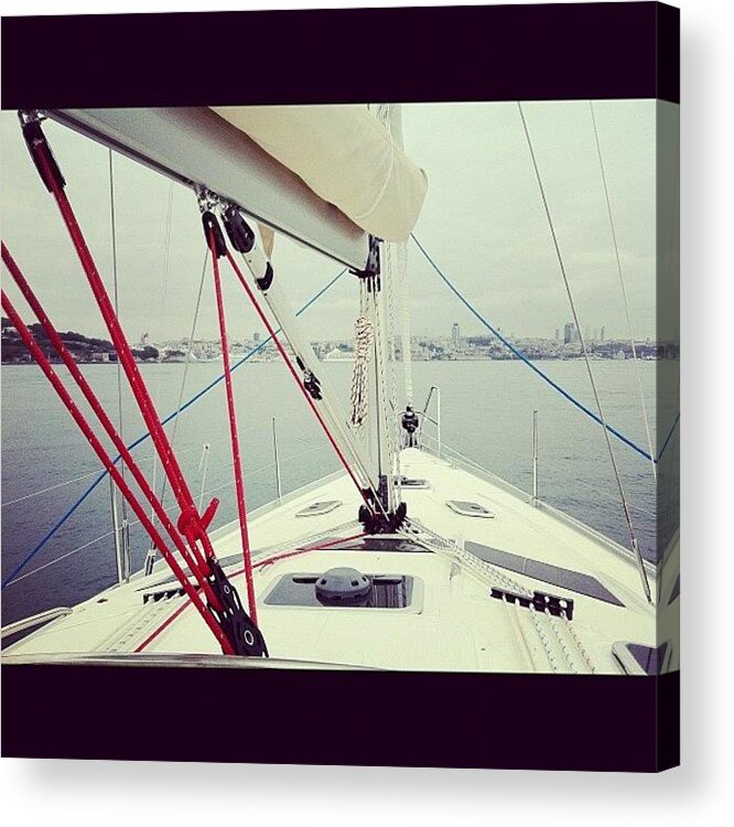 Instagram Acrylic Print featuring the photograph @sail by Yalin Tuna