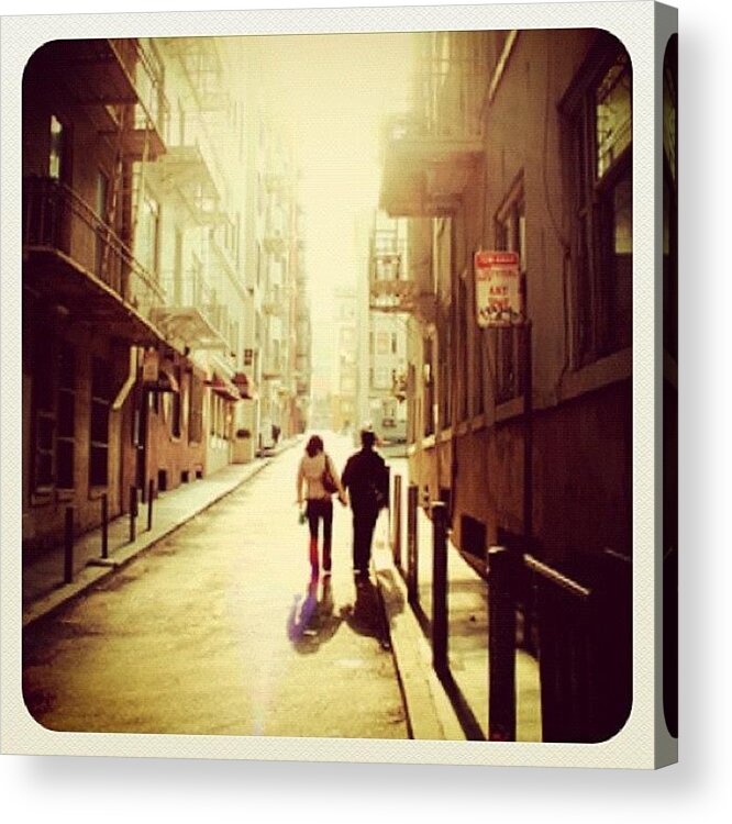 Instago Acrylic Print featuring the photograph #sf #sanfrancisco #frisco #hipster by Sean Lopez
