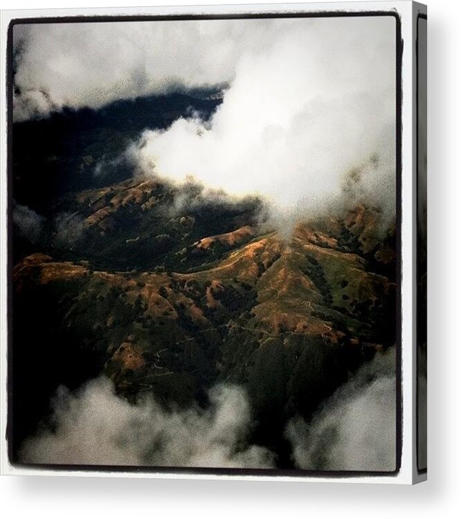 Mountain Acrylic Print featuring the photograph Somewhere Over the West by Julie M