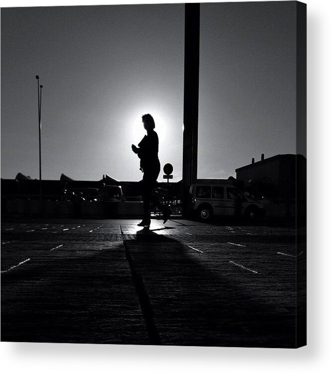 Shadows Acrylic Print featuring the photograph Somewhere To Go by Andres De Leon