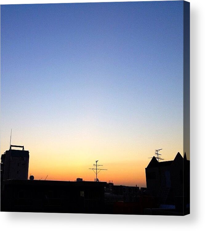 Scenery Acrylic Print featuring the photograph Sora:20120927
#sky #sora #nature by Takeshi O