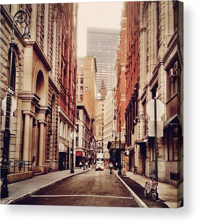 Summer Acrylic Print featuring the photograph Streets Wind Their Way Through by Vivienne Gucwa