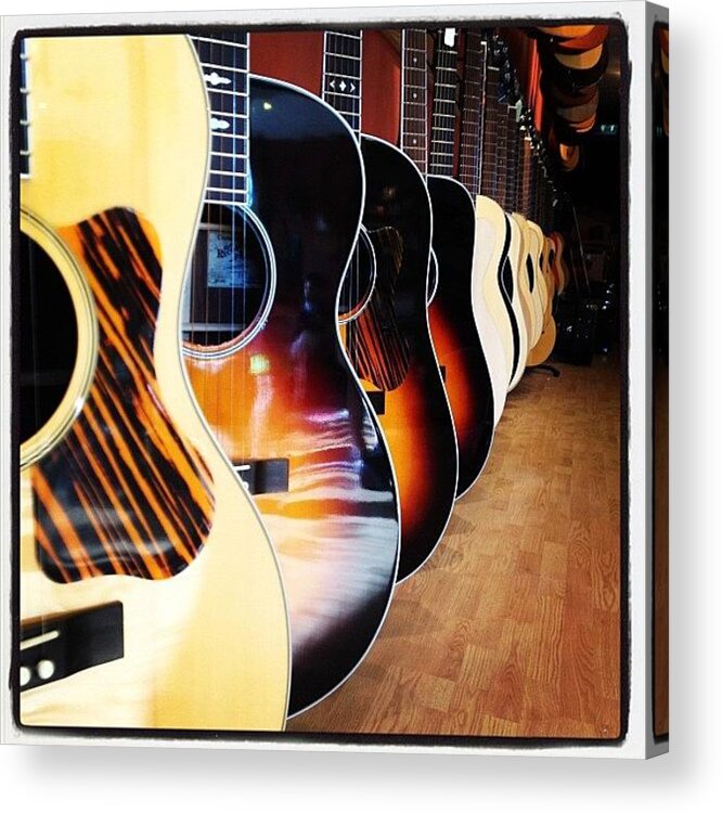 Guitars Acrylic Print featuring the photograph Strings by Adina St John