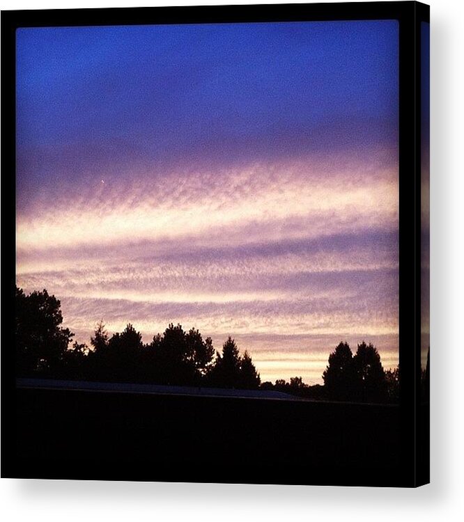  Acrylic Print featuring the photograph Sunset In Port Washington by Mandy Wiltse