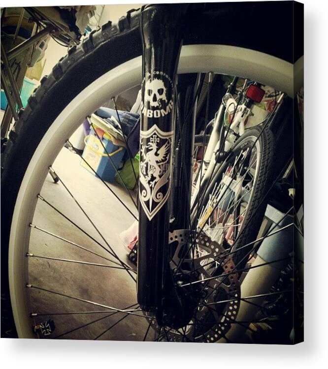  Acrylic Print featuring the photograph Suntour - Da Bomb Fork (fan Mode) by Jonathan Bancod