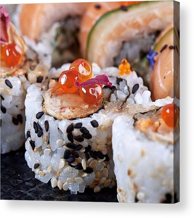 Followhim Acrylic Print featuring the photograph Sushi by Natalia Nidental