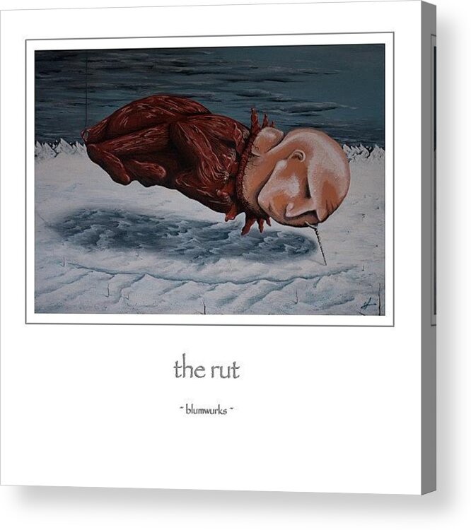 Artlovers Acrylic Print featuring the photograph ...the Rut by Matthew Blum