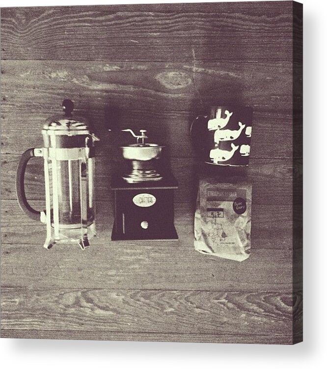 Coffee Acrylic Print featuring the photograph Tools Of The Trade by William Meier