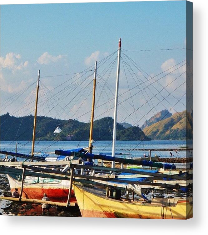 Beautiful Acrylic Print featuring the photograph Traditional Boat by Arya Swadharma