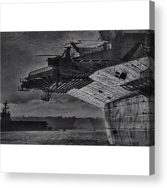 Acrylic Print featuring the photograph Uss Midway by Larry Marshall
