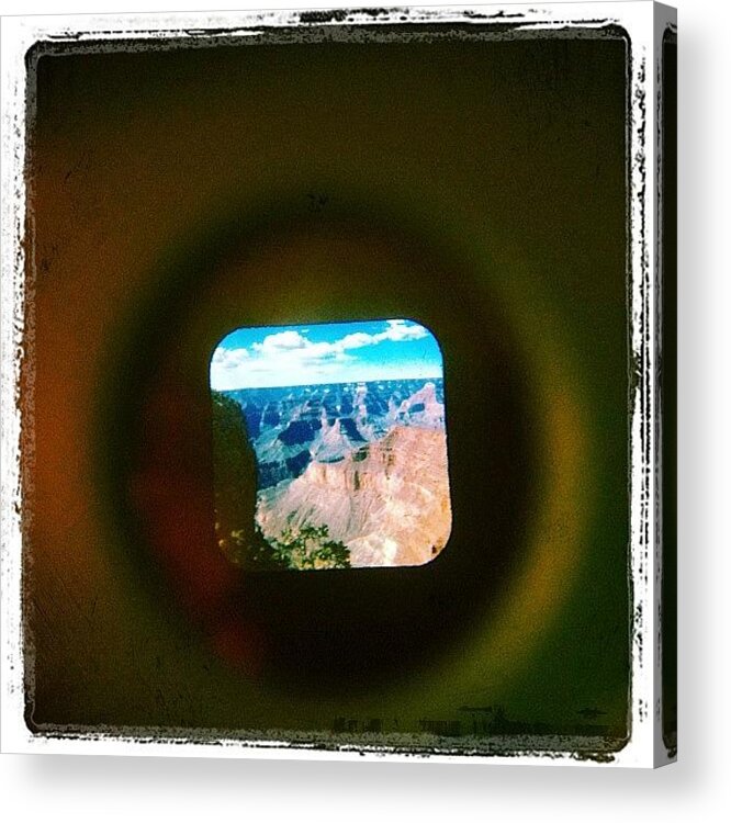 Navema Acrylic Print featuring the photograph View-master Grand Canyon Pima Point by Natasha Marco