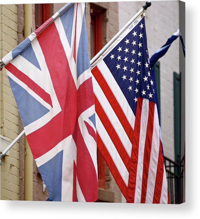 Flags Acrylic Print featuring the photograph Best Of Friends #2 by Ira Shander