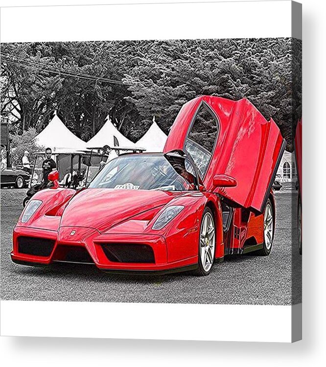 Enzo Acrylic Print featuring the photograph Enzo Ferrari
#ferrari #enzo #carporn #1 by Thrill Cars