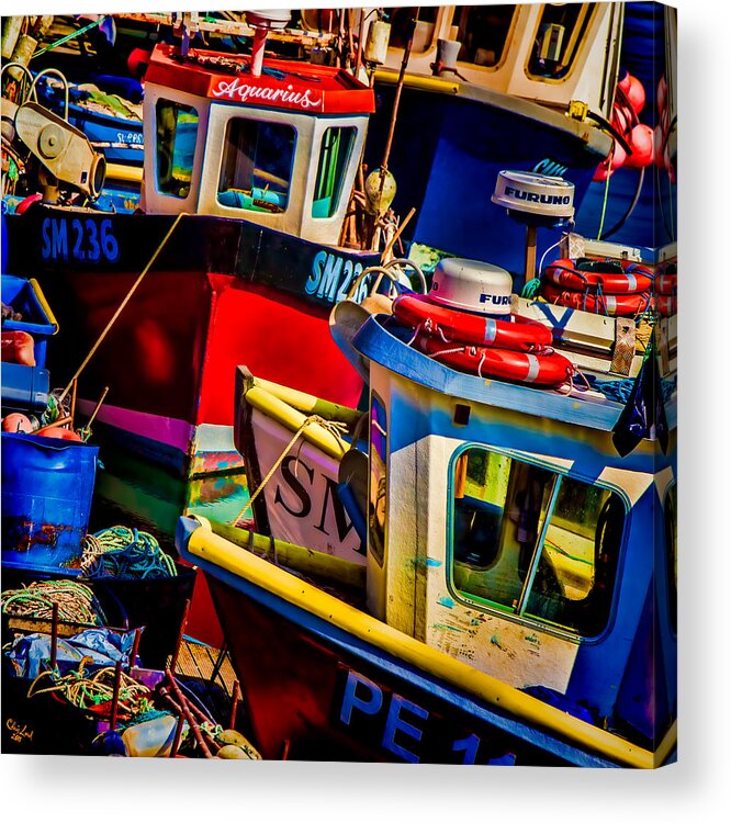 Fishing Acrylic Print featuring the photograph Fishing Fleet #1 by Chris Lord