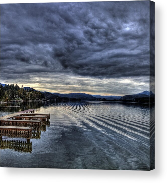 Scenic Acrylic Print featuring the photograph Looking West From 41 South #1 by Lee Santa