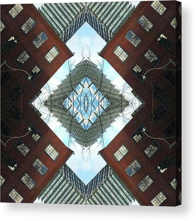 Pointofview Acrylic Print featuring the photograph Remodeling #toronto One Building At A #10 by Razvan N Rapaport