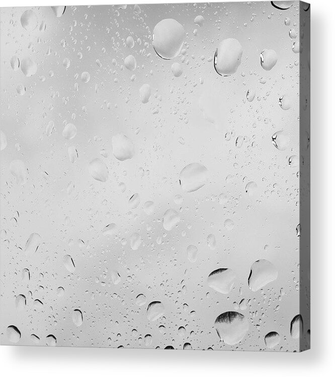 Raindrops Acrylic Print featuring the photograph 100 Things To Do While Waiting For Your by Erin Cadigan