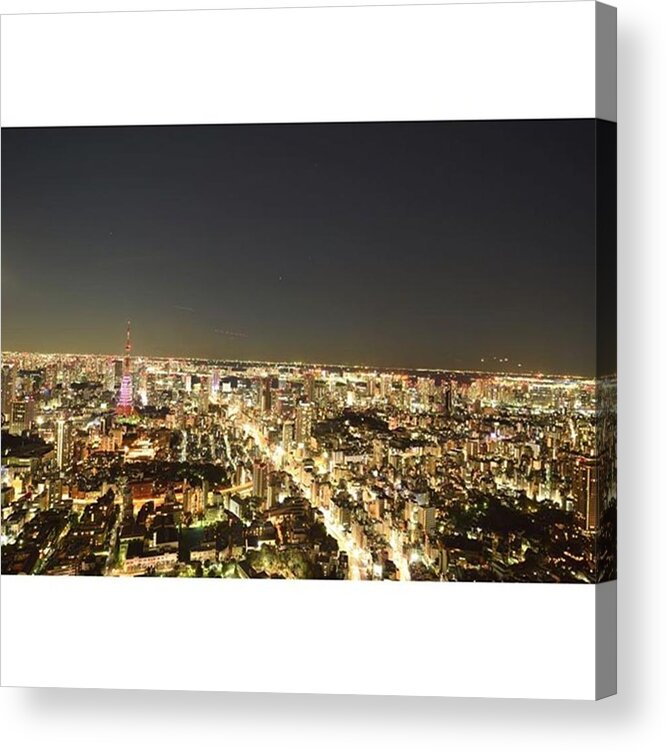Beautiful Acrylic Print featuring the photograph #六本木 #東京 #夜景 #綺麗 #19 by Koki Takezawa