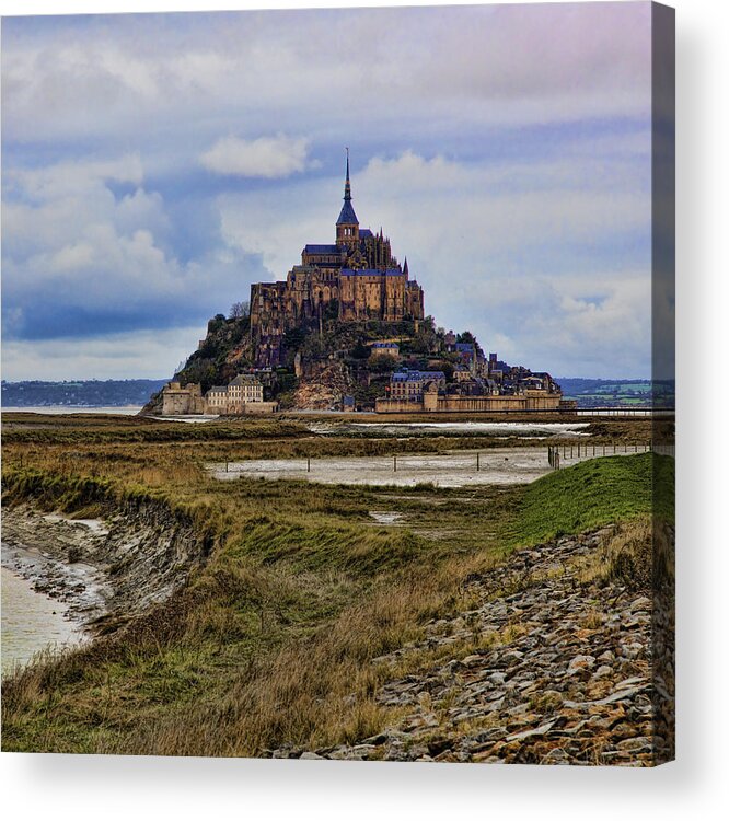 Mont Acrylic Print featuring the photograph Mont Saint Michel #2 by Hugh Smith