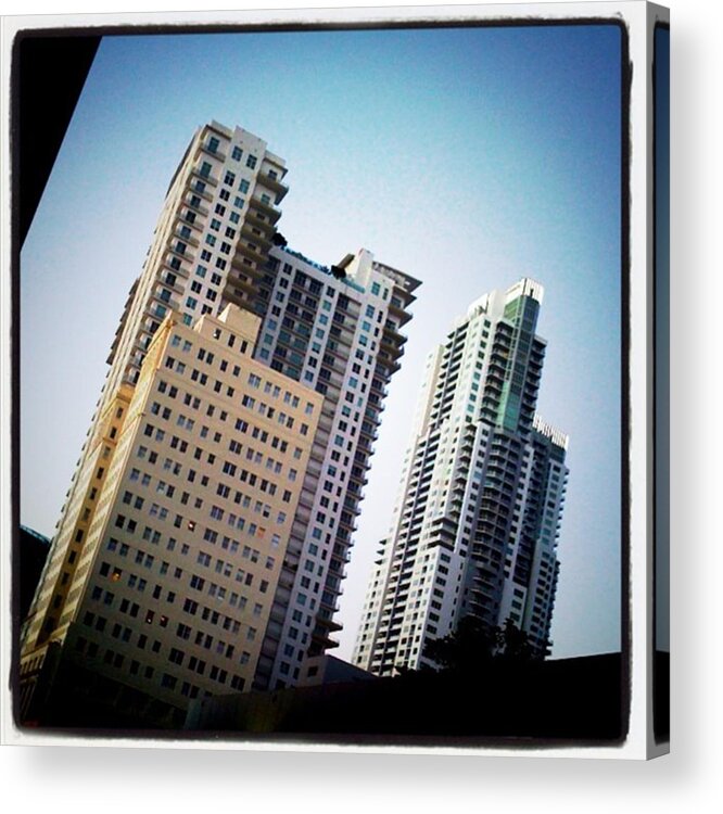  Acrylic Print featuring the photograph Downtown Miami #4 by Juan Silva