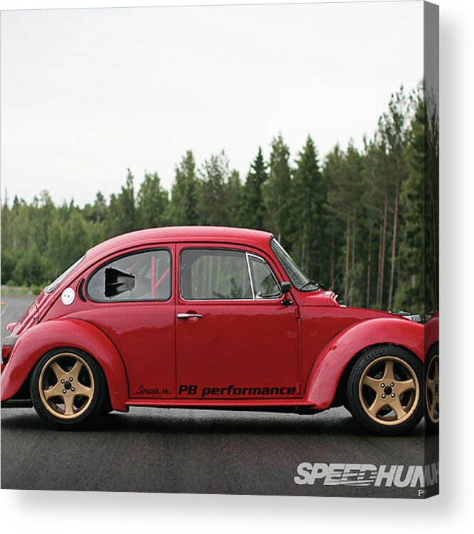 Volkswagen Beetle Acrylic Print featuring the photograph Volkswagen Beetle #4 by Jackie Russo