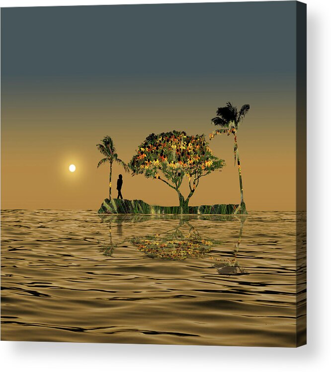 Island Acrylic Print featuring the photograph 4423 by Peter Holme III