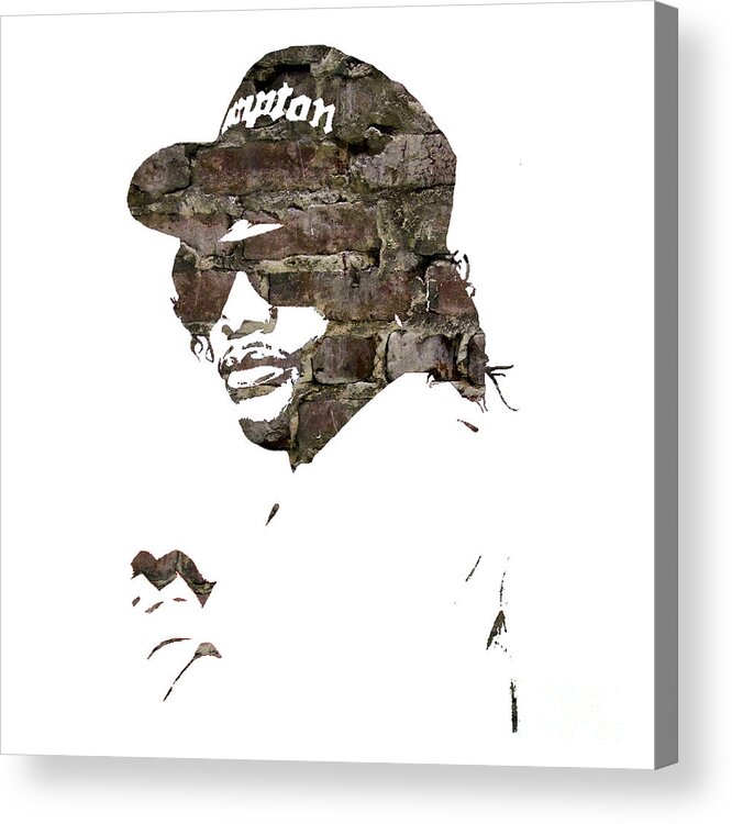 Eazy E Acrylic Print featuring the mixed media Eazy E Straight Outta Compton #4 by Marvin Blaine