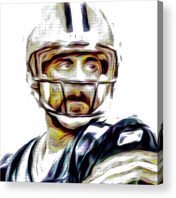 Instapic Acrylic Print featuring the photograph @aaronrodgerss #aaronrodgers #12 by David Haskett II