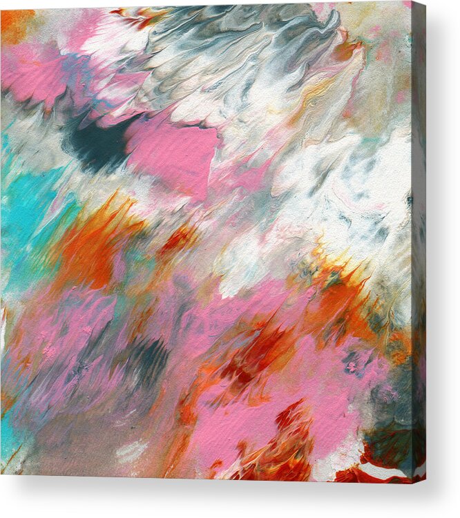 Abstract Acrylic Print featuring the painting Ambrosia 2- Abstract Art By Linda Woods by Linda Woods