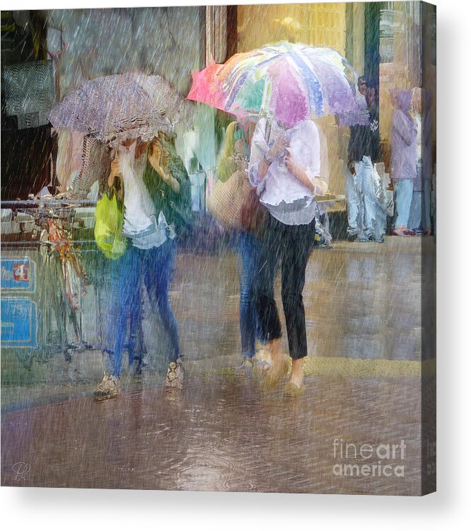 Rain Acrylic Print featuring the photograph An Odd Sharp Shower by LemonArt Photography