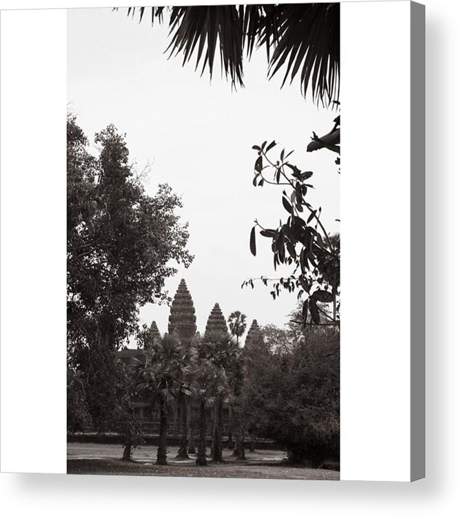  Acrylic Print featuring the photograph Angkor by Georgia Clare