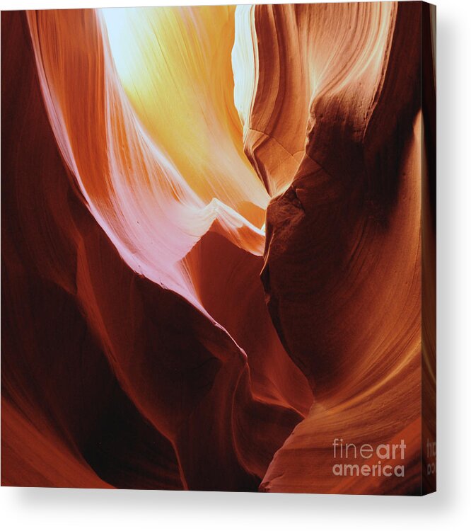 Navajo Acrylic Print featuring the photograph Antelope Canyon by Stevyn Llewellyn
