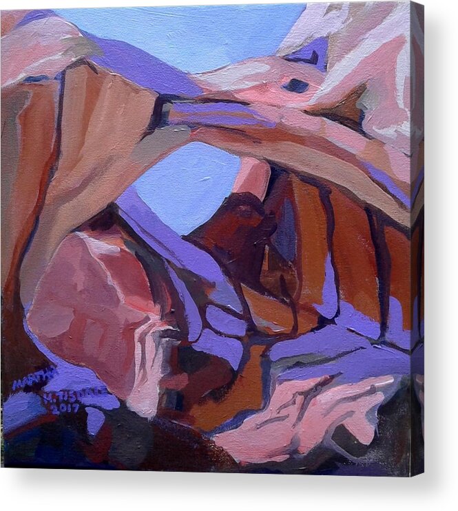Abstract Acrylic Print featuring the painting Arches by Martha Tisdale