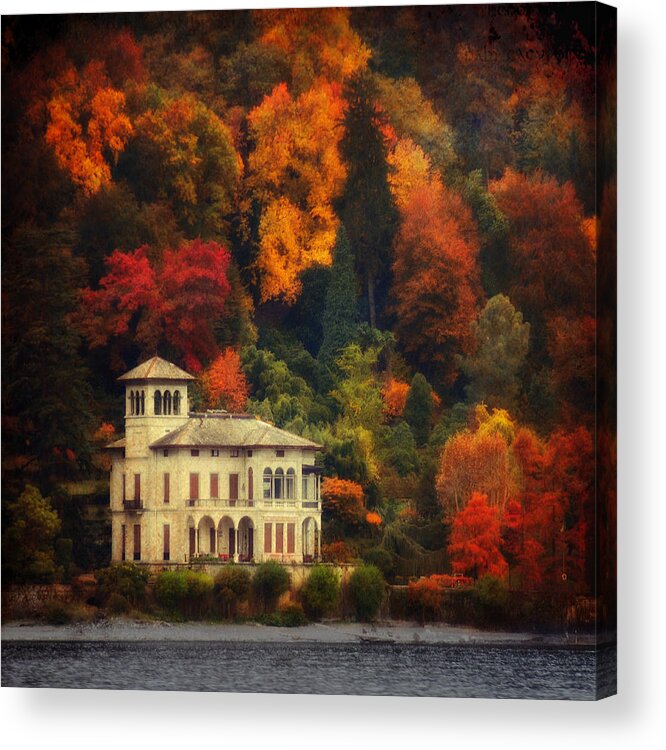 Autumn Acrylic Print featuring the photograph Autumn Is My Garden by Philippe Sainte-Laudy