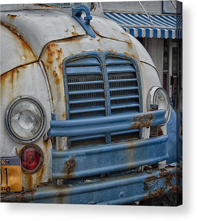 Divco Acrylic Print featuring the photograph Badly Bruised DivCo by Guy Whiteley