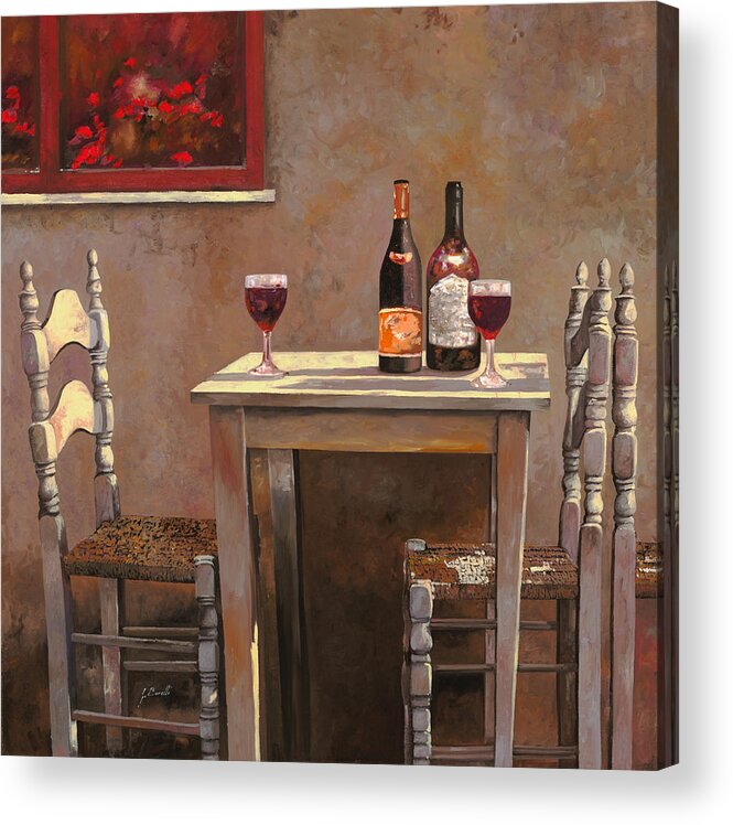 Wine Acrylic Print featuring the painting Barbaresco by Guido Borelli
