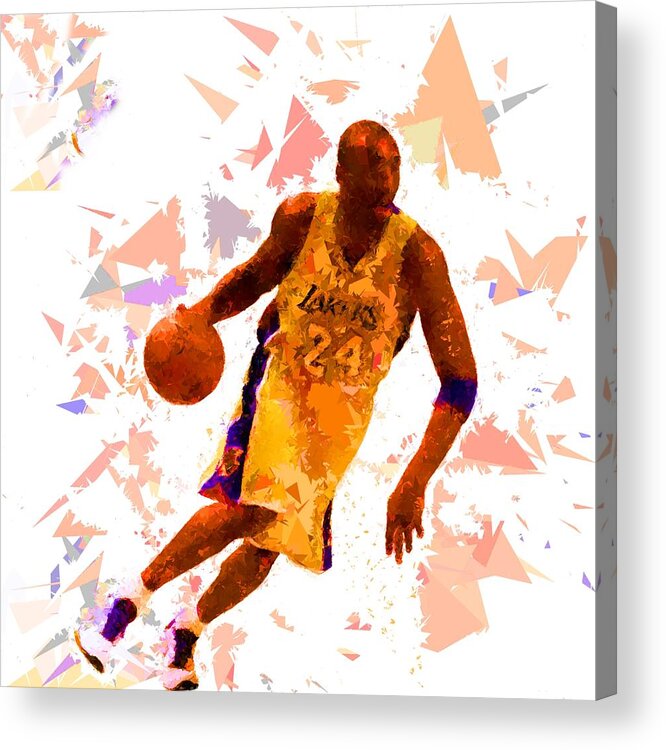 Basketball Acrylic Print featuring the painting Basketball 24 by Movie Poster Prints