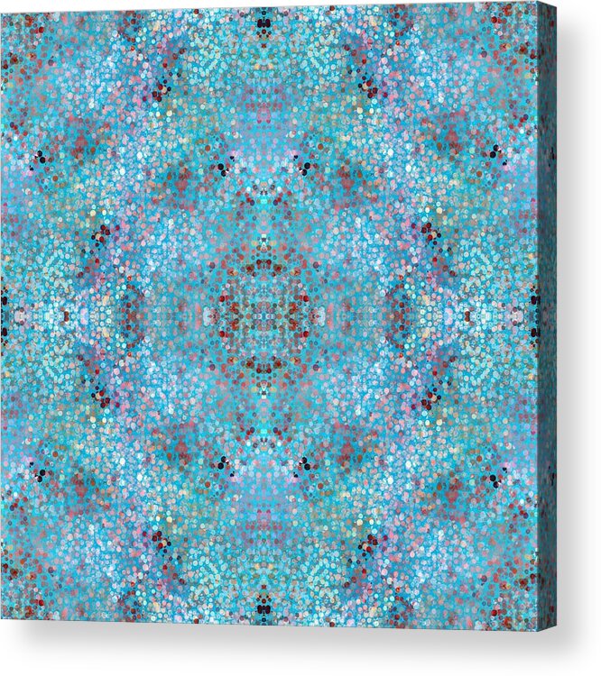 Sacred Geometric Design Acrylic Print featuring the digital art Bejeweled by Suzi Freeman