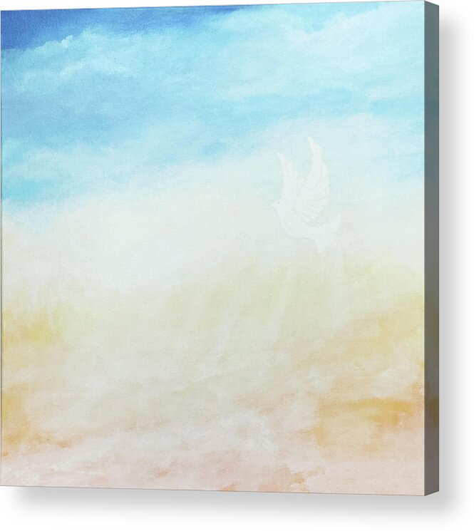 Blessing Acrylic Print featuring the painting Blessed by Linda Bailey