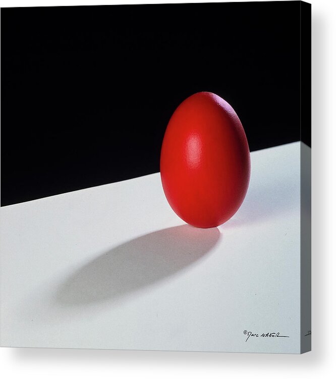 Egg Acrylic Print featuring the photograph Balance by Marc Nader