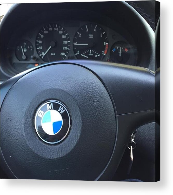  Acrylic Print featuring the photograph bmw by Dimitrios Karpoutzidis