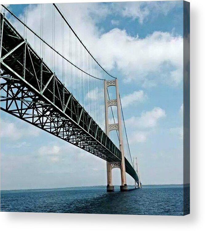 Summery Acrylic Print featuring the photograph Bridge by Jana E Provenzano