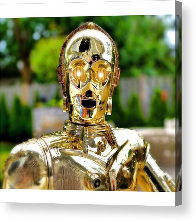 Latowphotographersguild Acrylic Print featuring the photograph C3po Is Looking For Everyone.
why Am by Russell Hurst