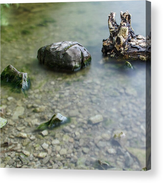 Lake Acrylic Print featuring the photograph Calm Lake by Tony Locke